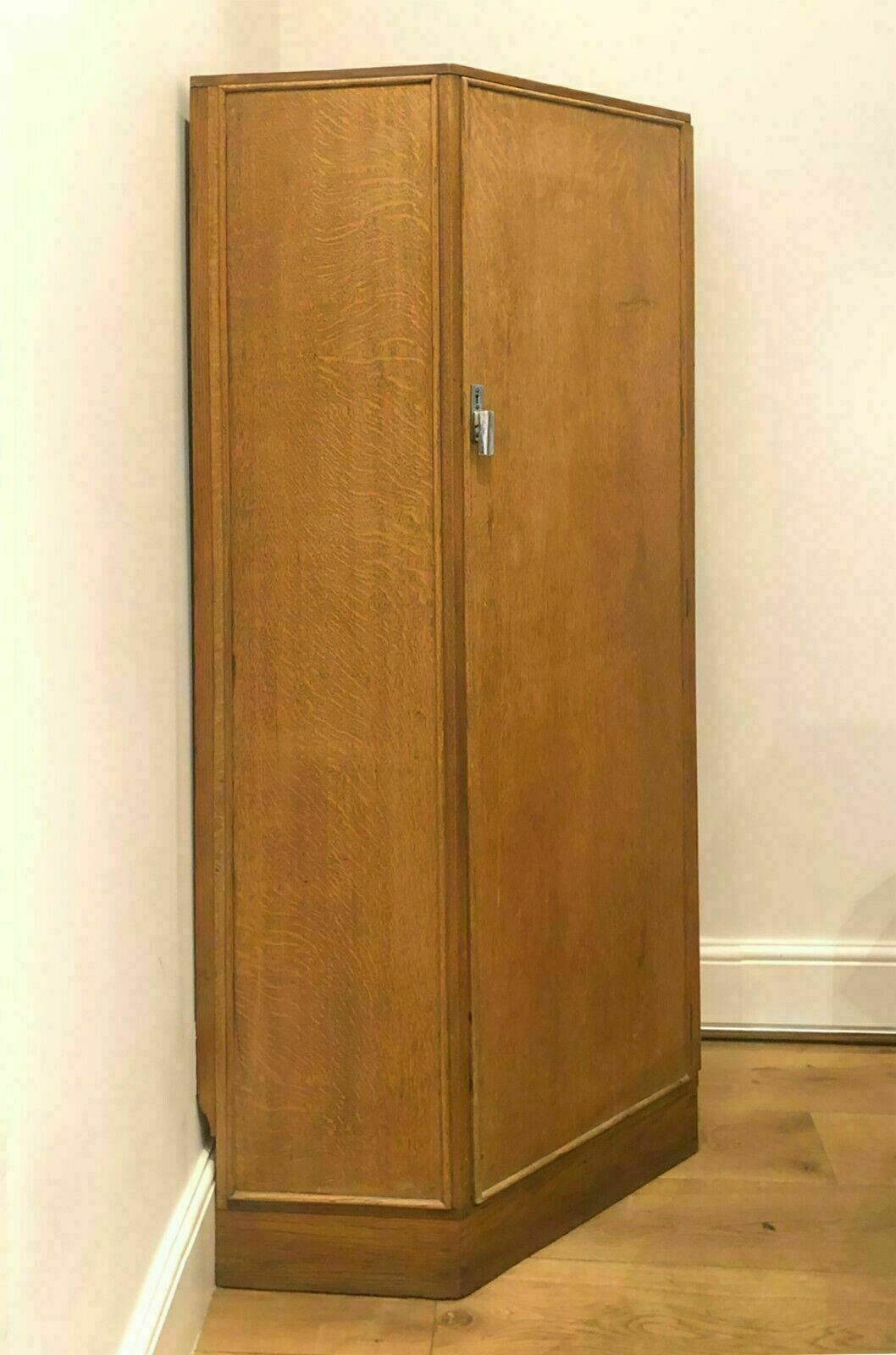 Oak Corner Wardrobe By Heals Of London, 1930s photo furniture