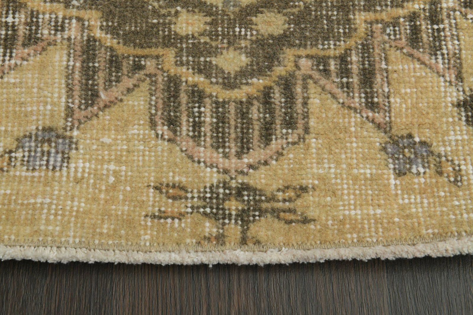 3.2x10.5 Ft Vintage Rug, Oushak Rug, Hallway Rug, Turkish Rug, Kitchen Rug, Entryway Rug, Wool Rug, Runner Rug, Decorative Rug, 3x10 Rug photo vintage
