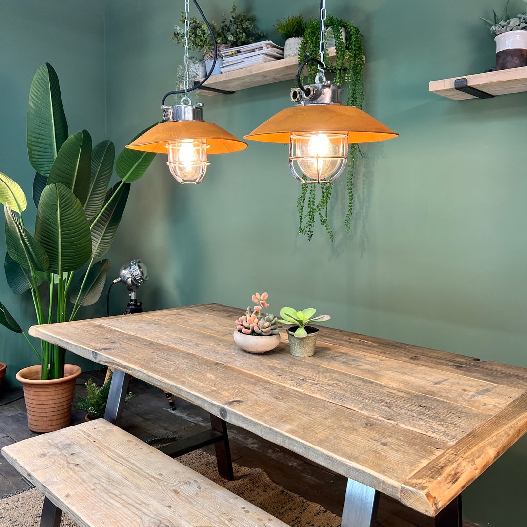 Rusted Explosion Proof Industrial Cage Lights photo furniture