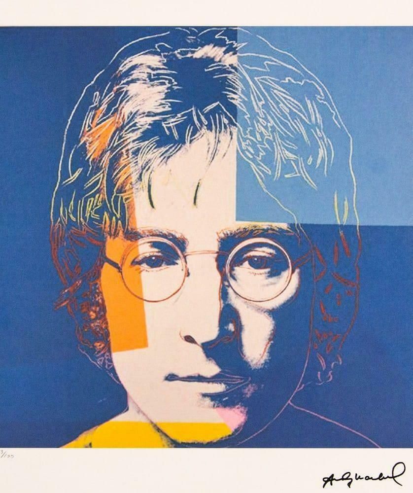 Andy Warhol, John Lennon (Orange Edition), 1980s, Lithograph