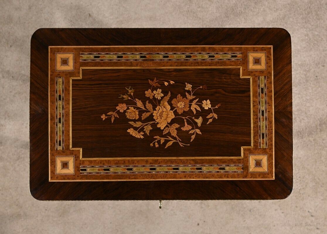 Small Louis XVI Style Living Room Table, Napoleon III Period – Mid 19th Century photo vinterior