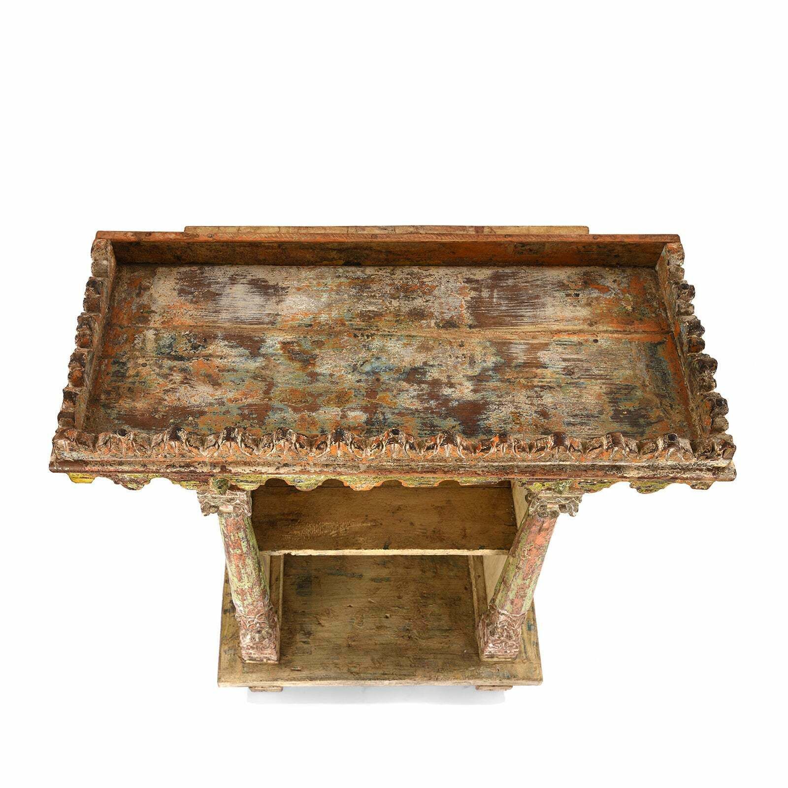 House Shrine Side Cabinet From Gujarat   19th Century photo Furniture