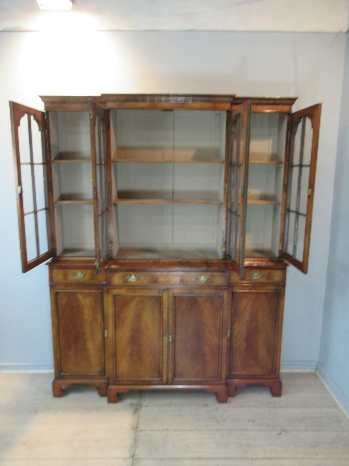 Georgian Style Walnut  Bookcase photo furniture