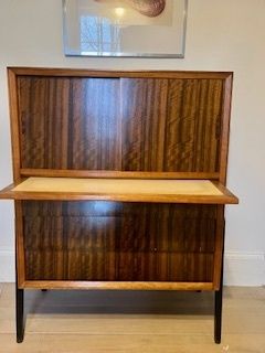 Mid Century (1950's) Tiger Wood Cabinet photo for sale