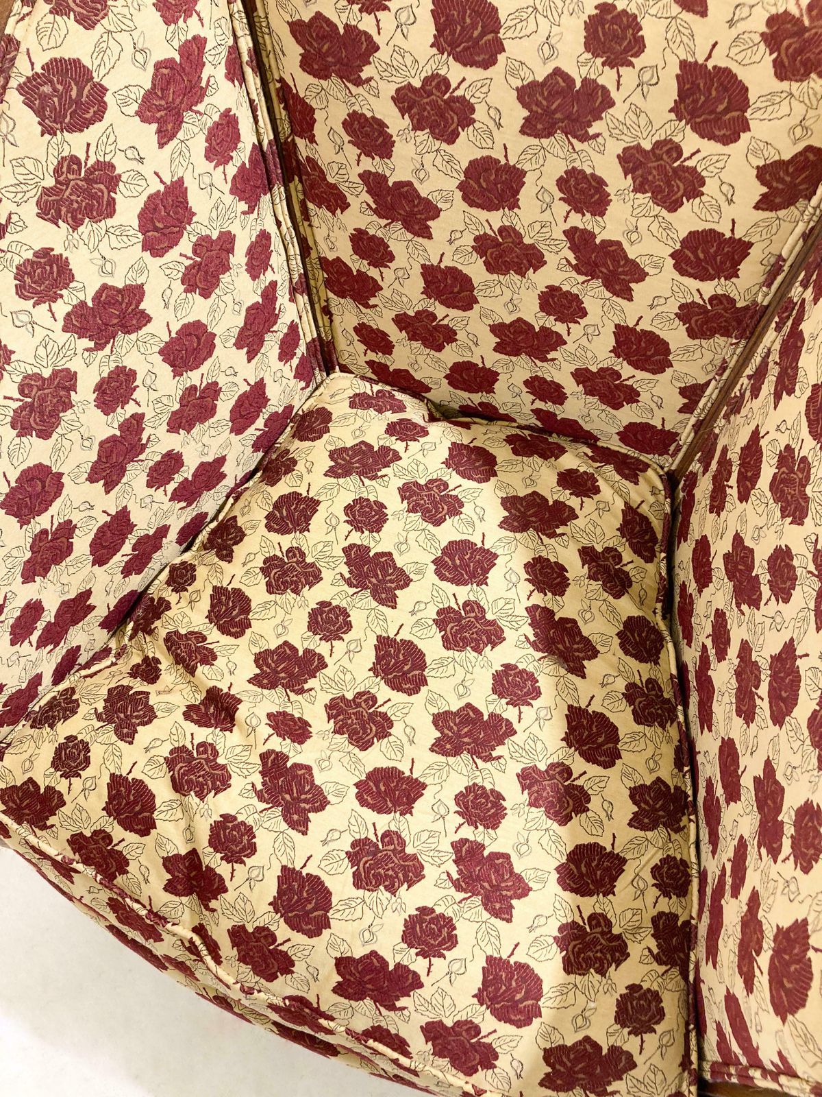Wooden And Fabric Art Deco Armchairs   New Upholstery photo vinterior