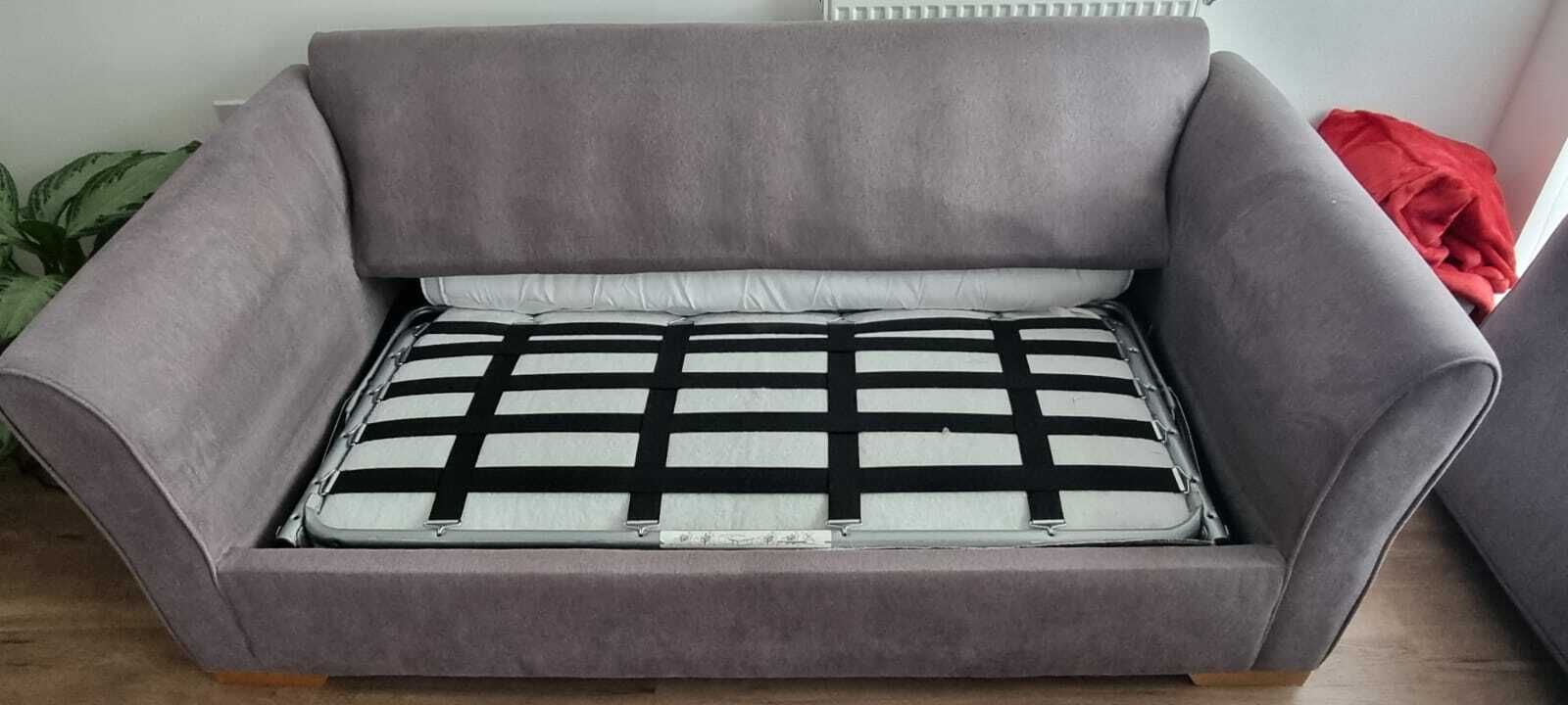 3 Seater Oakland Sofa With Deluxe Mattress In Grey With Bamboo Slate Scatters photo buy