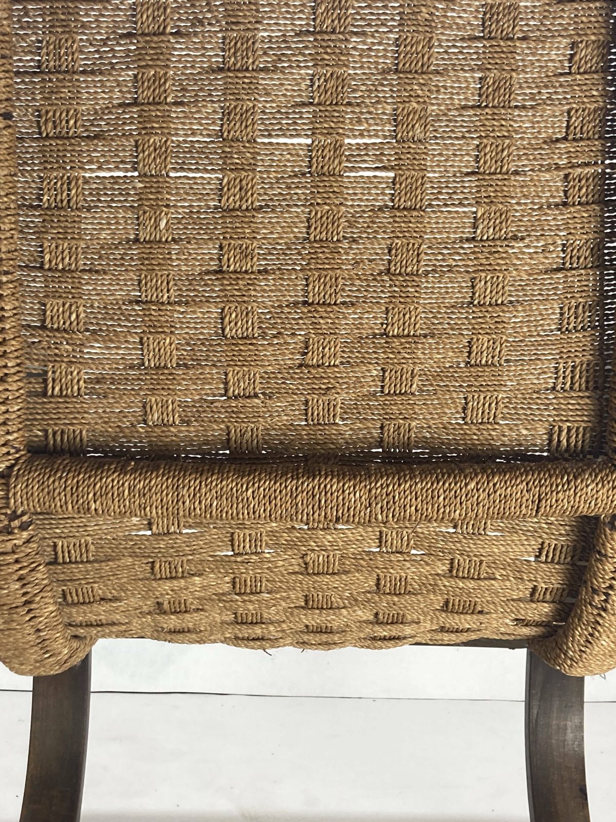 Furniture Cantilever Wicker Cord Chair, 1930s photo