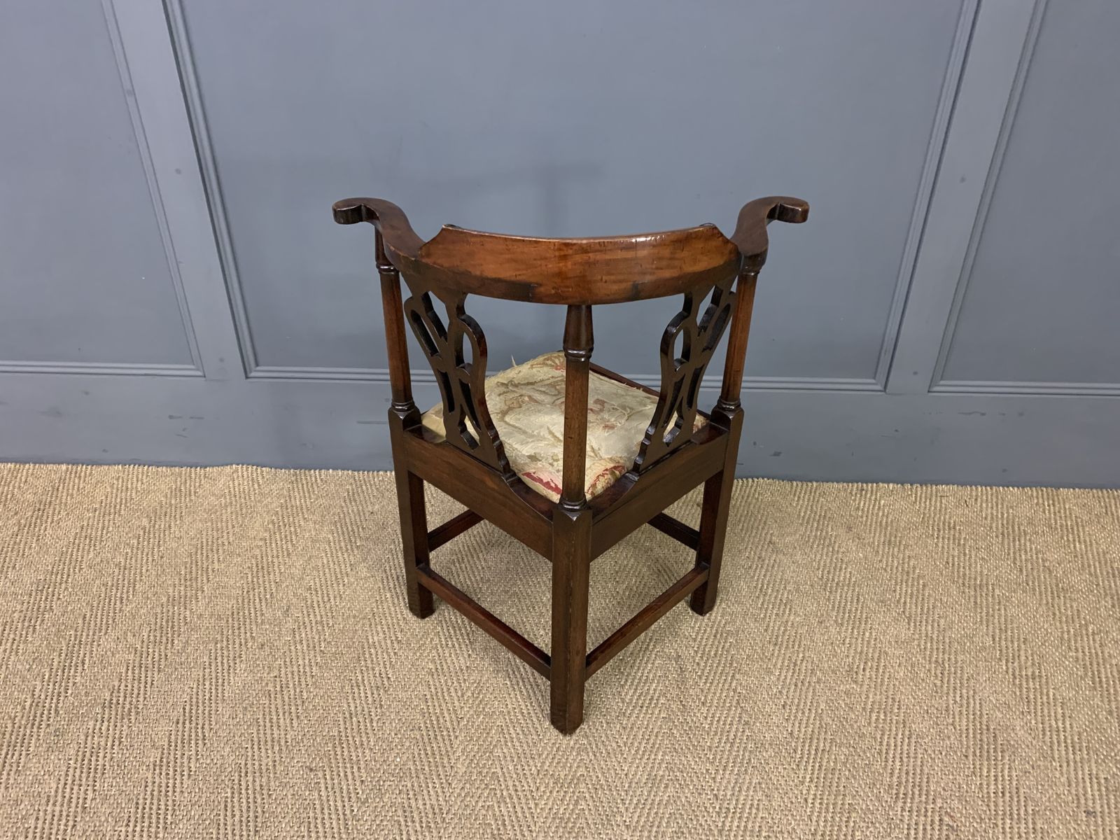 Georgian Walnut Childrens Chair photo for sale