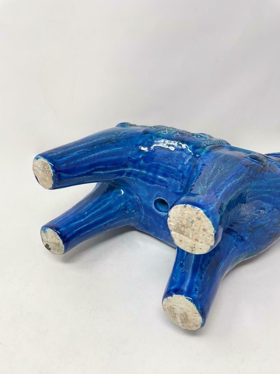 Mid Century Modern Horse Ceramic Sculpture By Aldo Londi, Italy, 1960 photo furniture