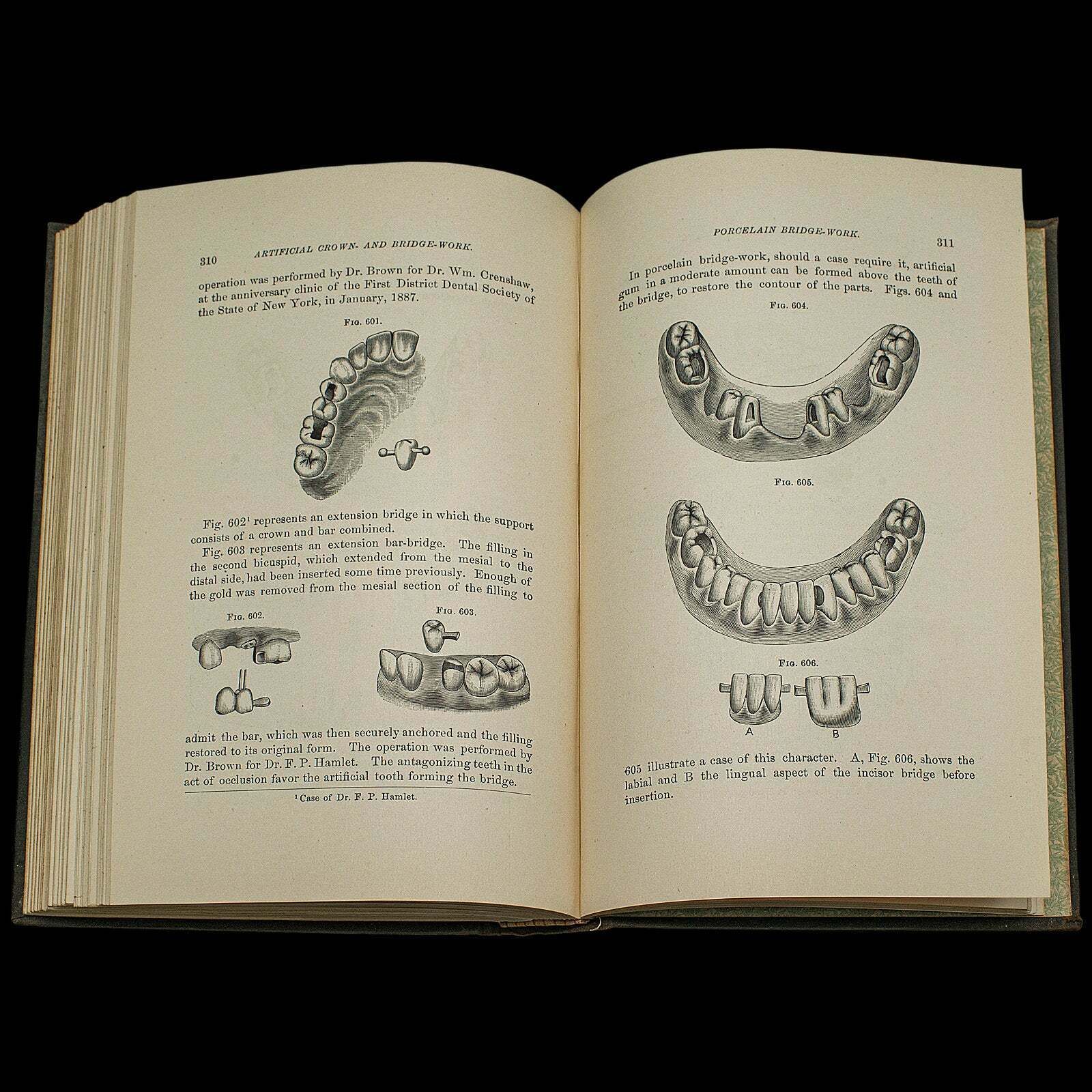 Set Of 2 Dentistry Books, English Language, Bound Medical Reference, Victorian photo buy