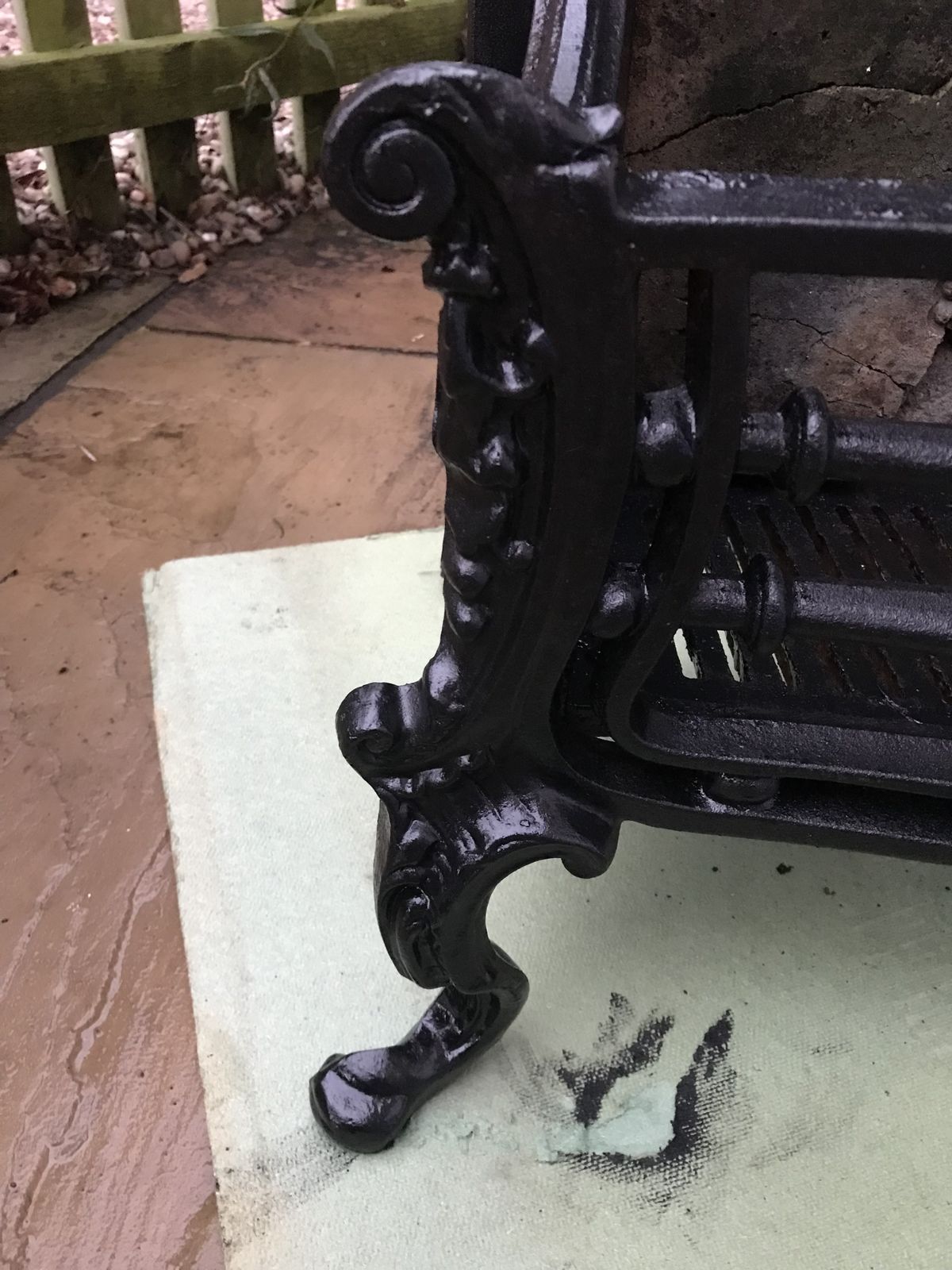 Antique Cast Iron Fire
