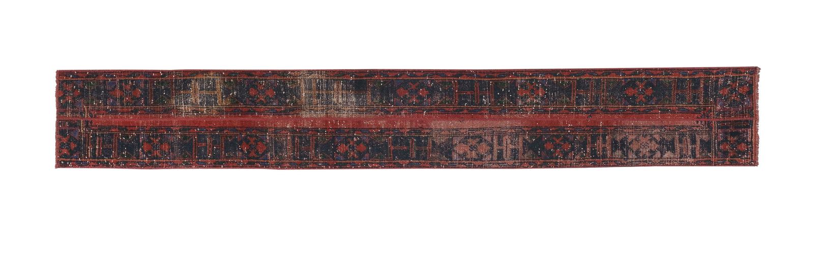 1960s Vintage Turkish Oushak Runner Rug 51 X 322 Cm photo for sale