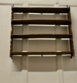 Arts And Crafts Open Front Wall Hanging Yew Bookshelf photo vinterior