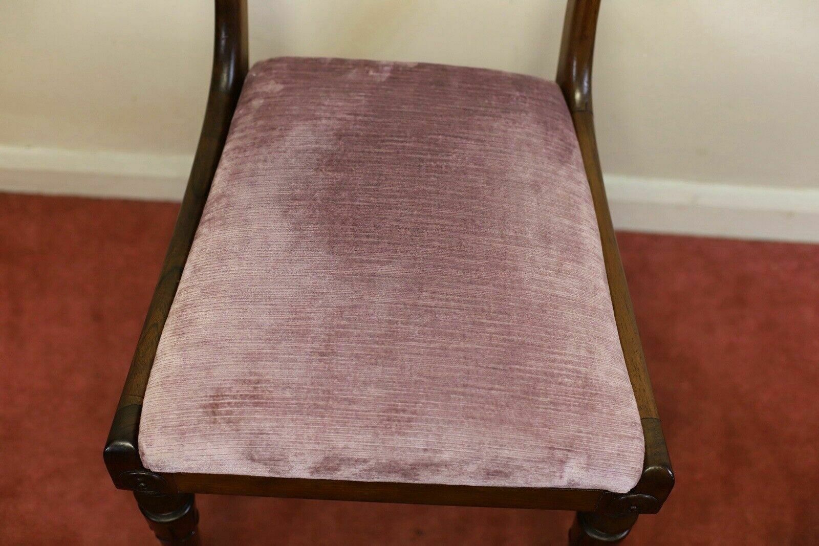 photo buy Beautiful Set Of Six Regency Rosewood Dining Chairs