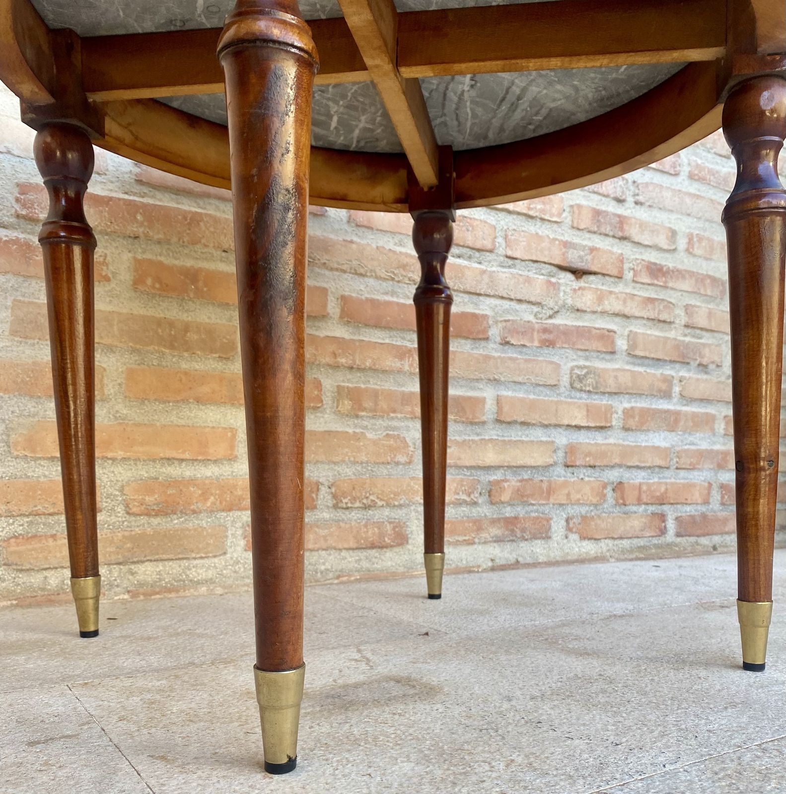 French Center, End Or Sofa Table Bronze Mounted With Black Marble Top photo for sale