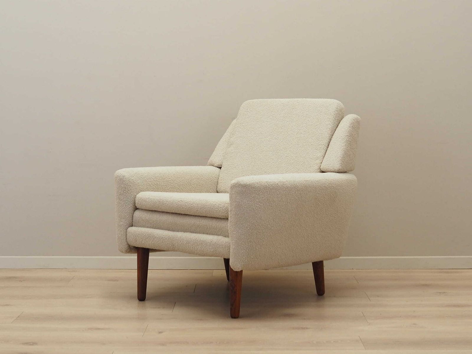 Cream Armchair, Danish Design, 1970s, Production: Denmark photo vinterior