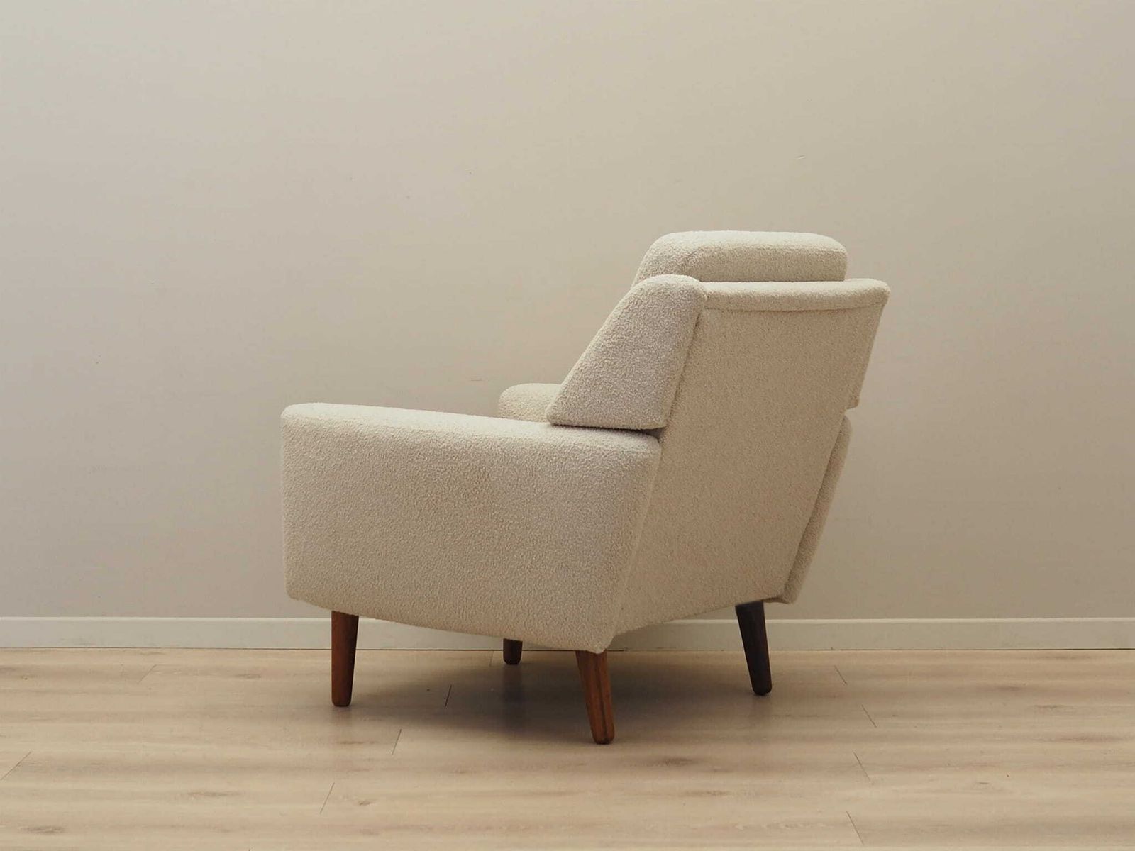Cream Armchair, Danish Design, 1970s, Production: Denmark photo vintage