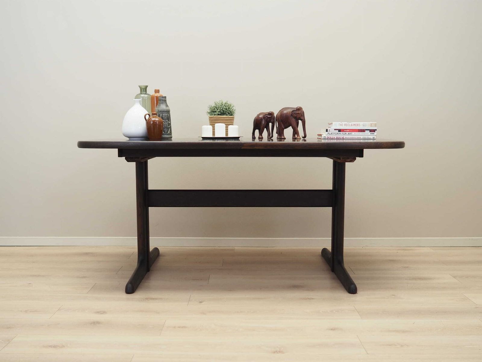 Oak Table, Danish Design, 1970s, Manufacturer: Skovby photo furniture