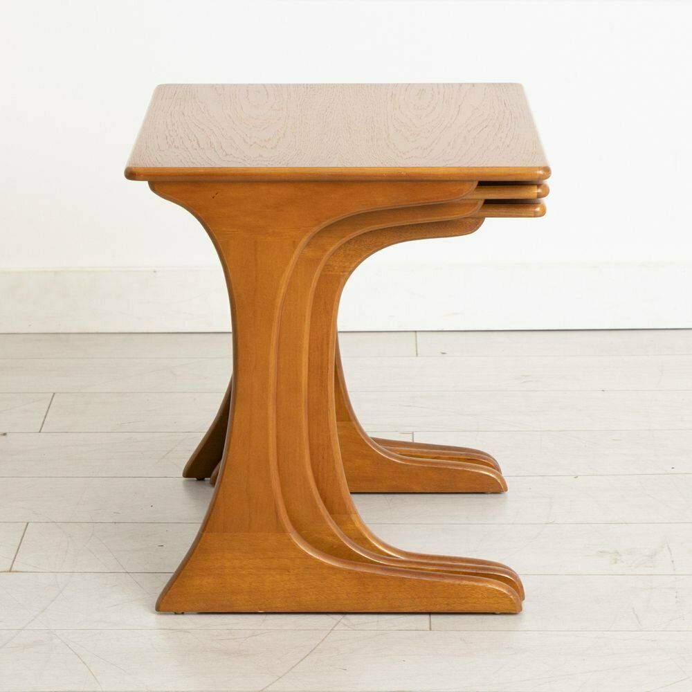 Midcentury Nest Of Tables In Teak C.1960 photo for sale