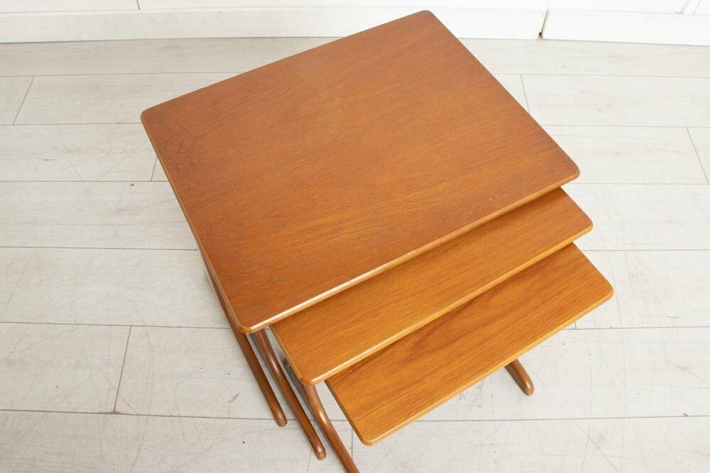 Midcentury Nest Of Tables In Teak C.1960 photo vinterior