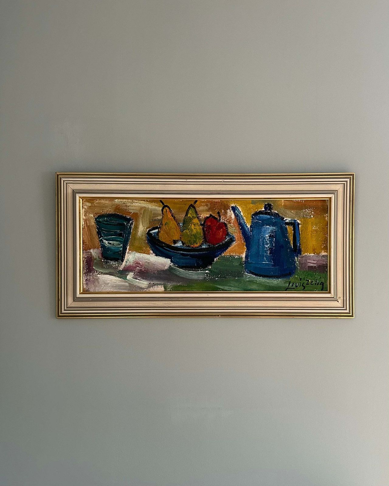 Still Life Oil Painting photo vintage