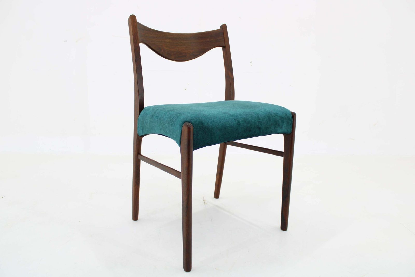 1960s Wahl Iversen Set Of Four Dining Chairs For Glyngøre Stolefabrik Denmark photo 2203.0