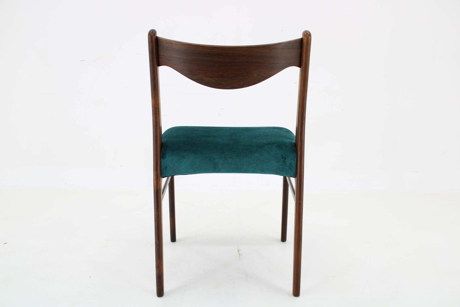 1960s Wahl Iversen Set Of Four Dining Chairs For Glyngøre Stolefabrik Denmark photo vintage