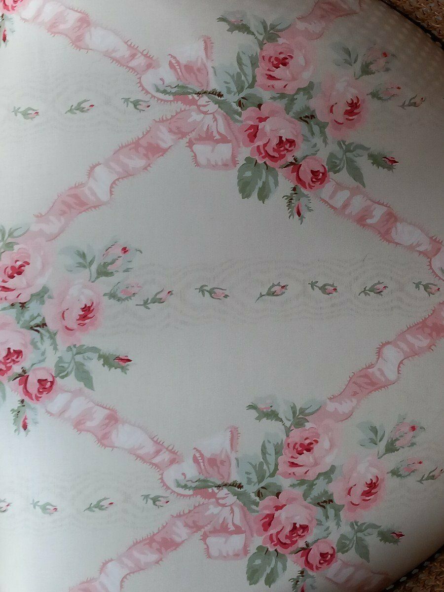 Wingress With Ears Cannage Style Louis XV Fabric Pink Flowers Jean Monro photo Furniture