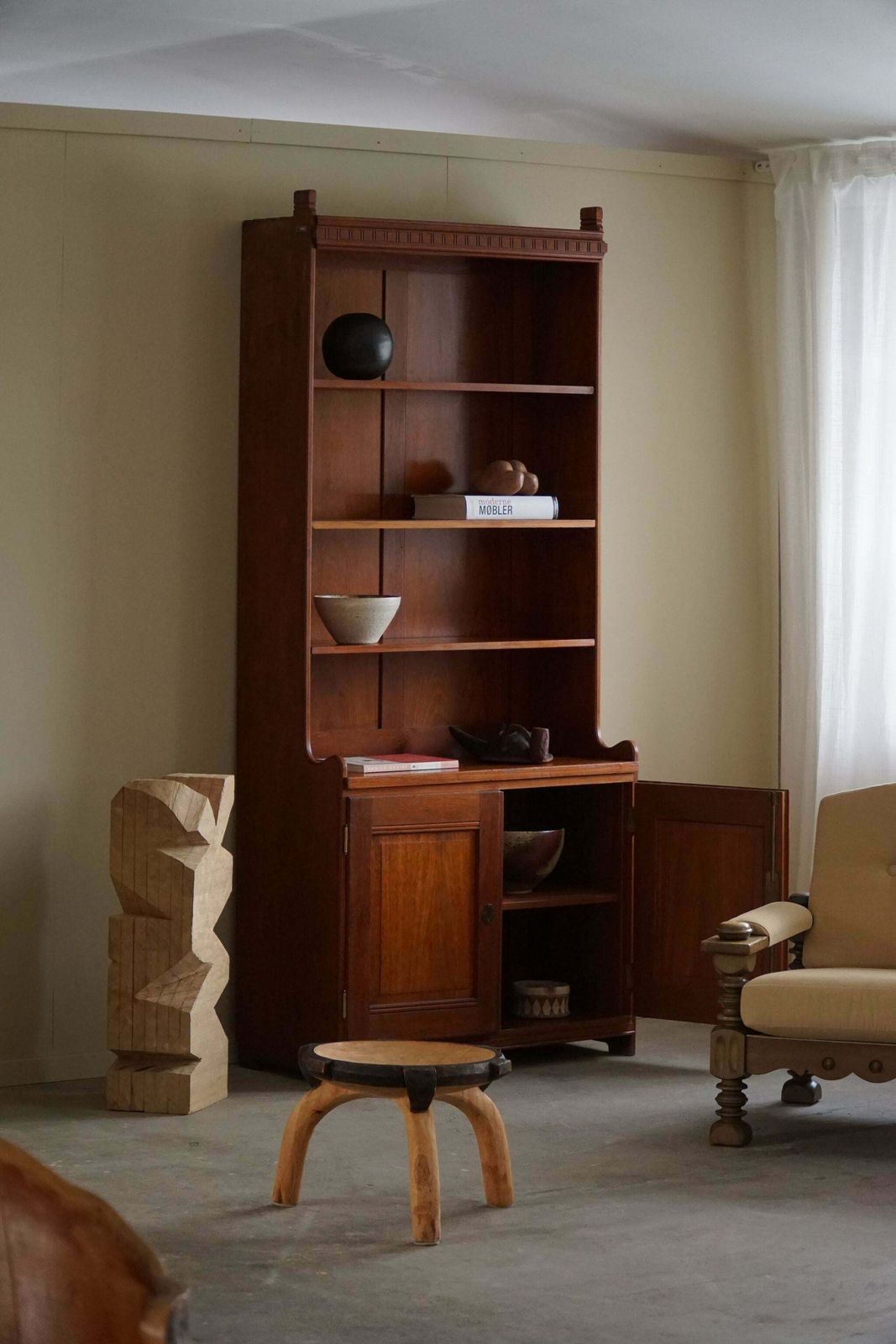 Martin Nyrop Cabinet By Rud. Rasmussen In Teak, Danish Modern, 1900 1920 photo for sale