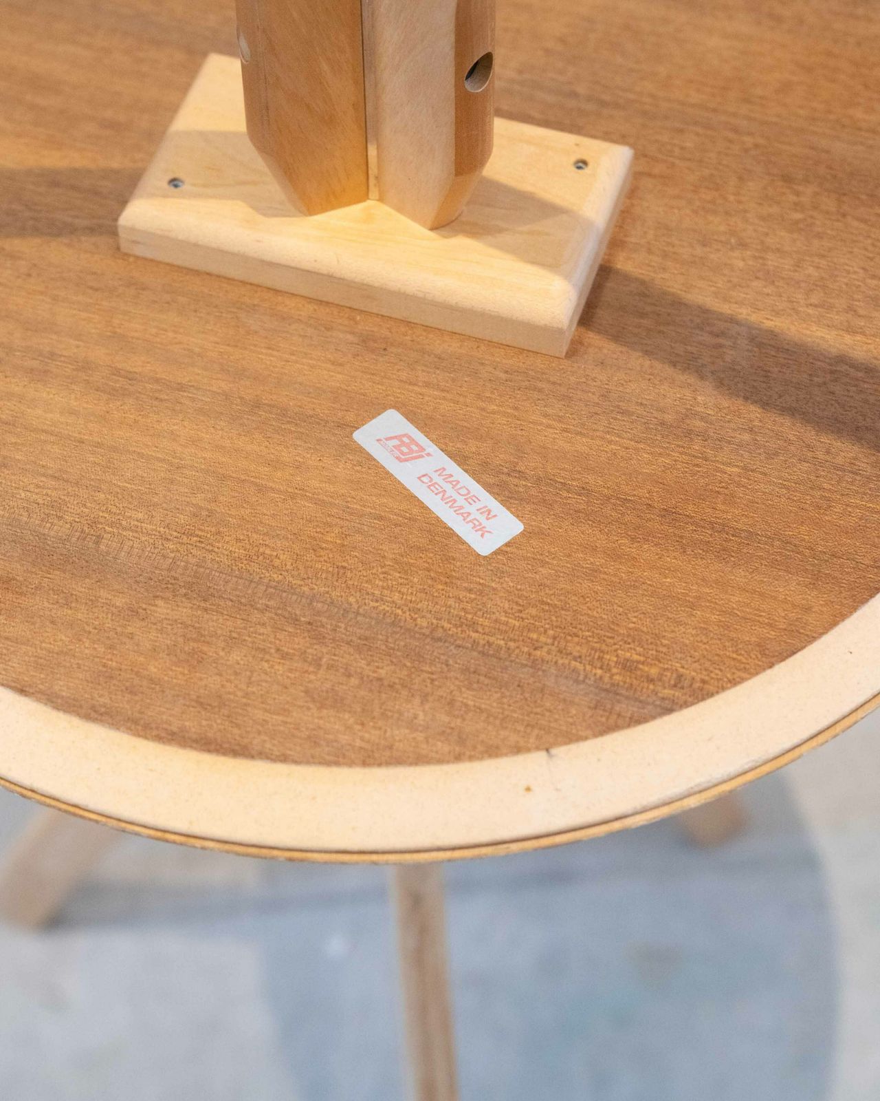 Beech Tripod Wine (Or Side) Tables By  F B J Mobler Denmark. photo vinterior