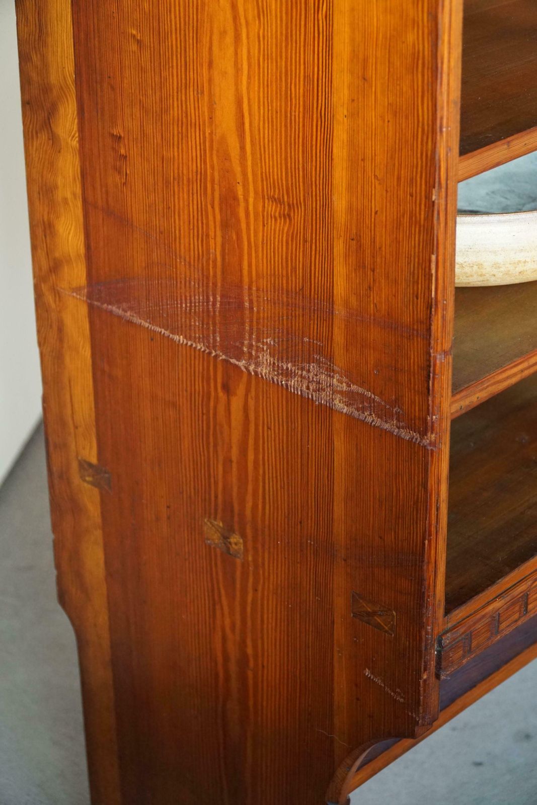 photo buy Martin Nyrop Bookcase By Rud. Rasmussen In Oregon Pine, Danish Modern, 1905