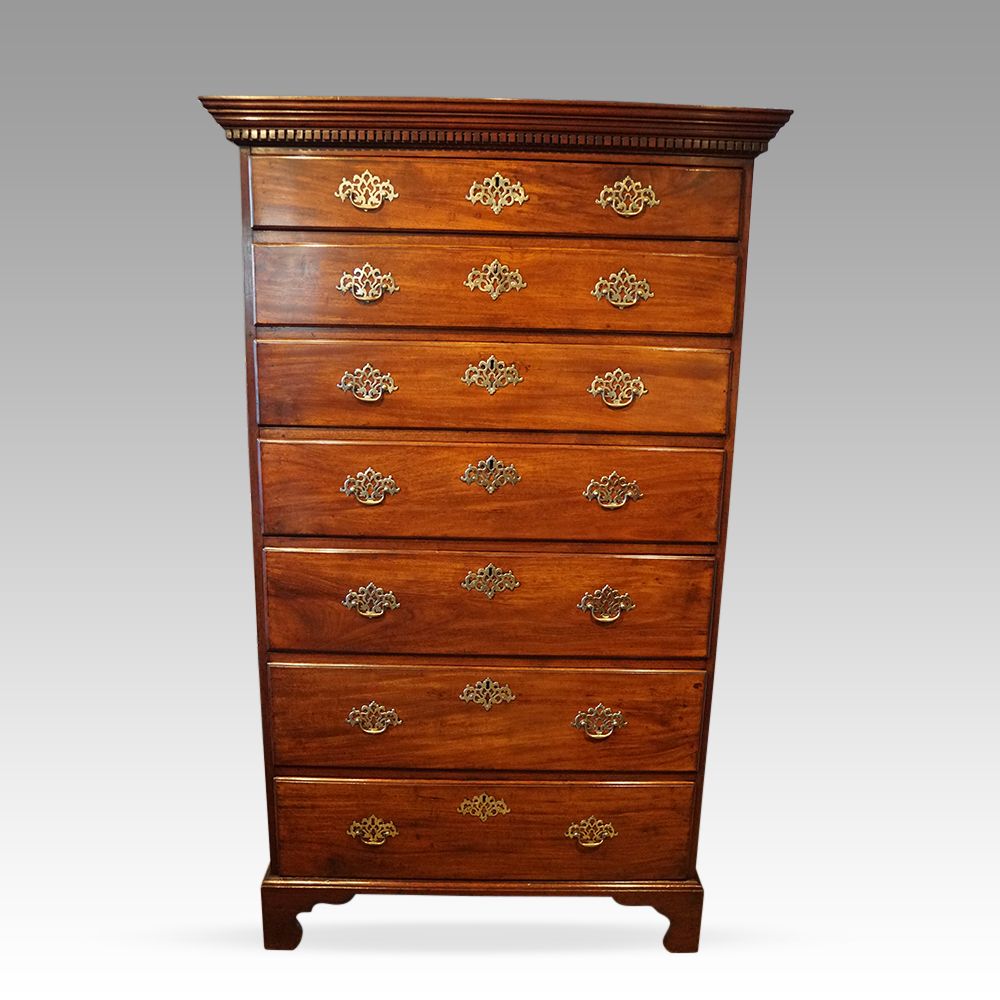 George III Mahogany Irish Tallboy