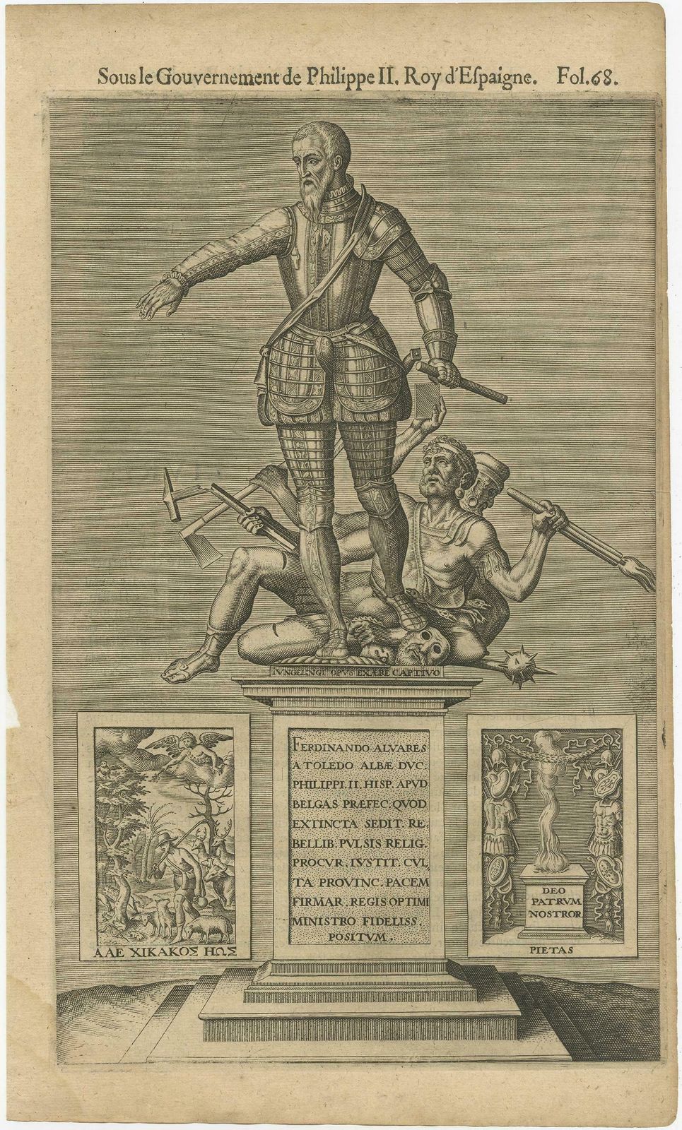 The Spanish Grand Duke Of Alba Or Iron Duke In The Netherlands, 1618 photo furniture