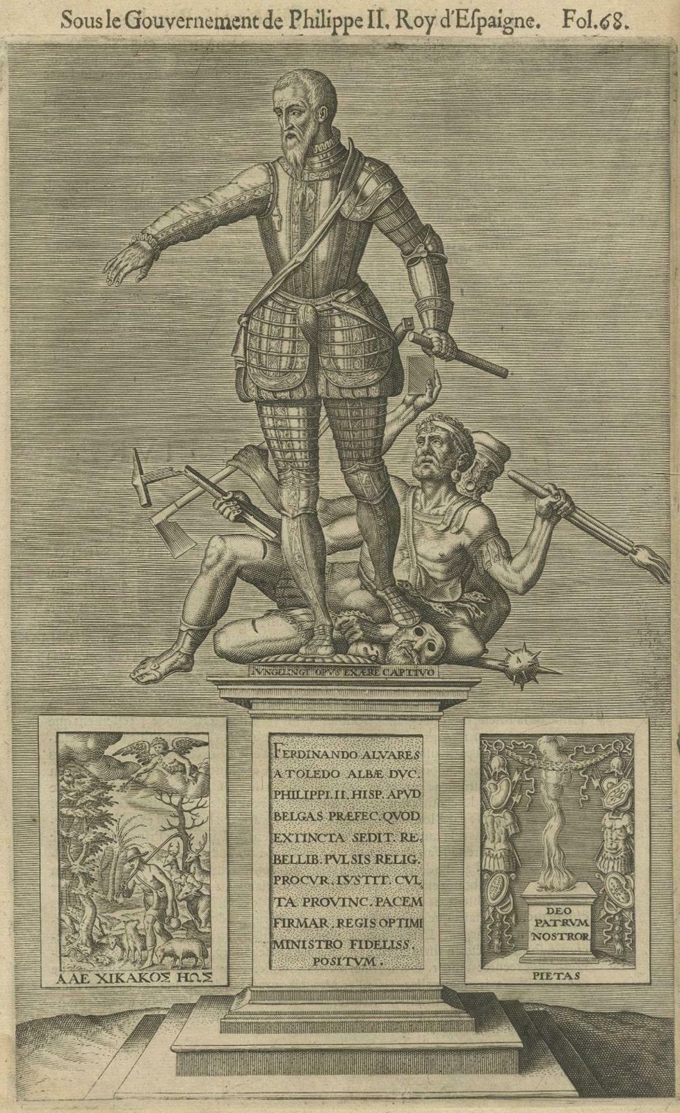 The Spanish Grand Duke Of Alba Or Iron Duke In The Netherlands, 1618 photo for sale