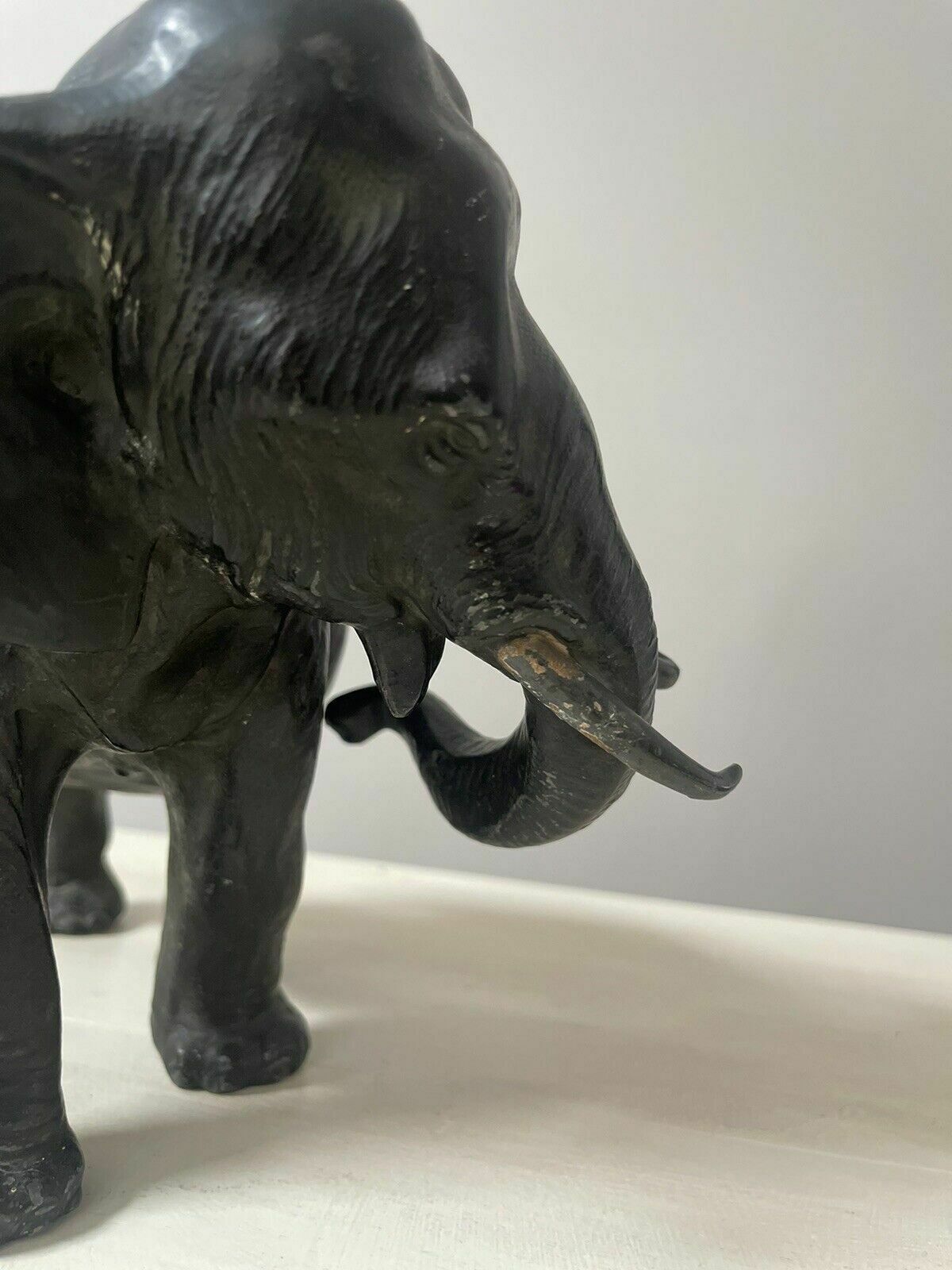 A Japanese Meiji Period (1868 1912) Spelter Model Of An Elephant photo furniture