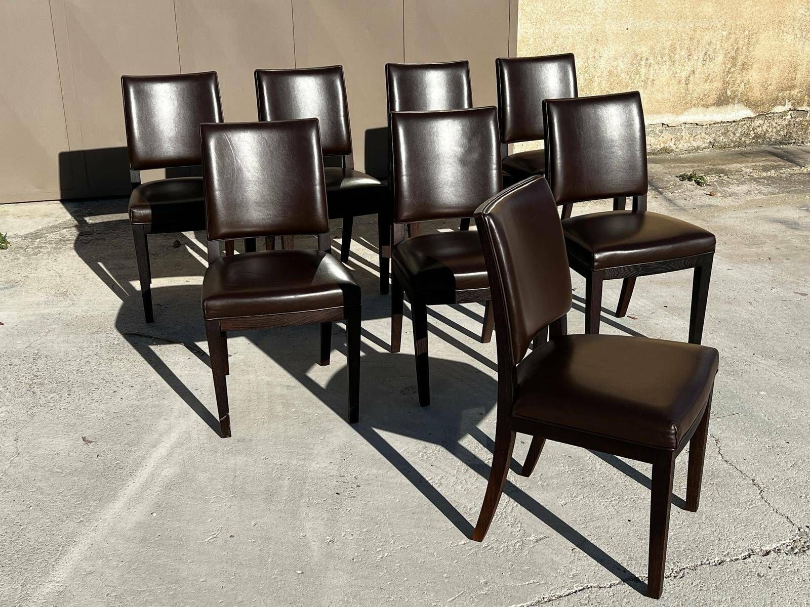 Set Of 8 Antonio Citterio Chairs For Maxalto Model Calipso Design 2000 photo for sale