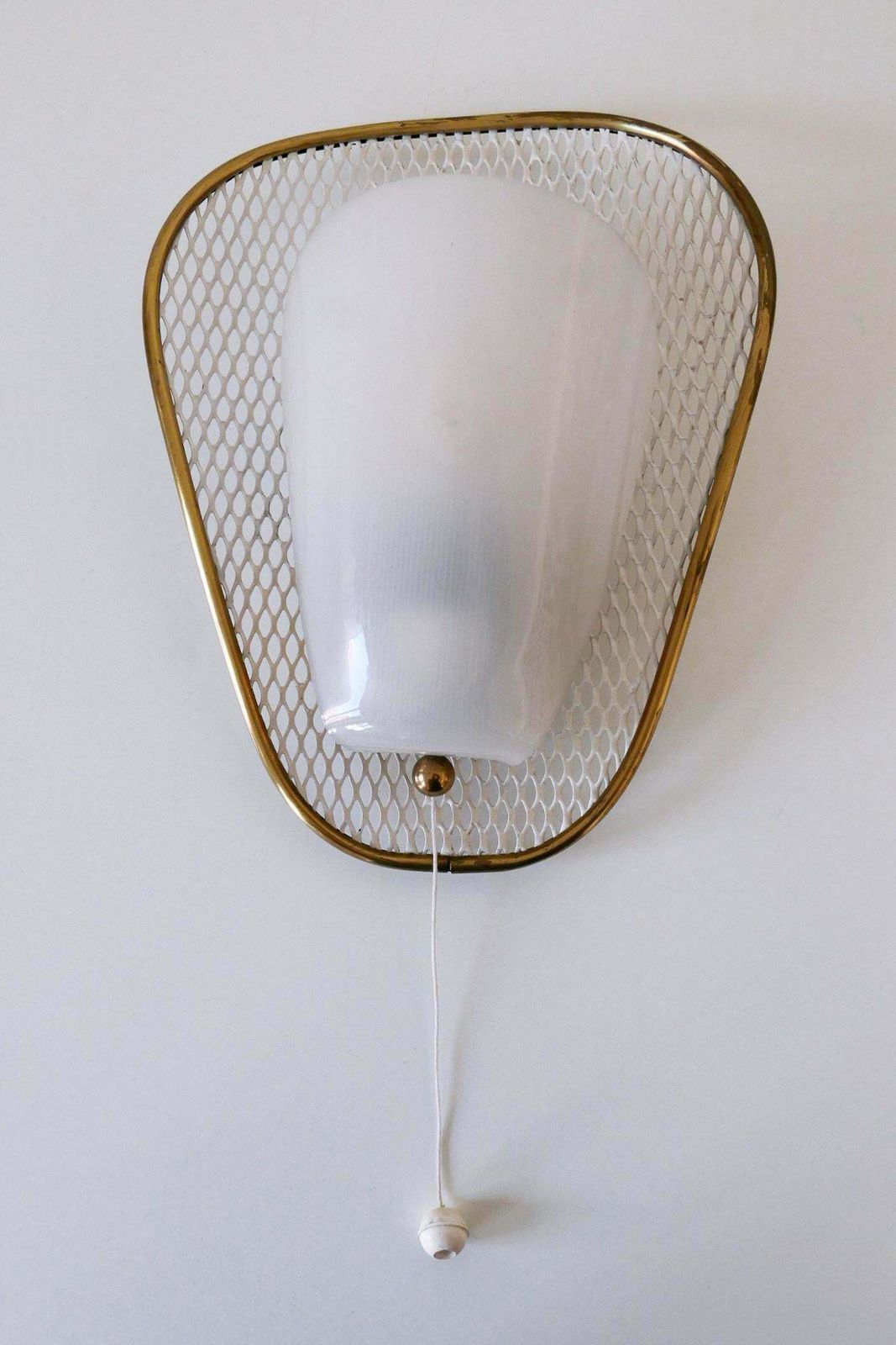 Set Of Two Rare & Elegant Mid Century Modern Sconces Or Wall Lamps Germany 1950s photo Lighting