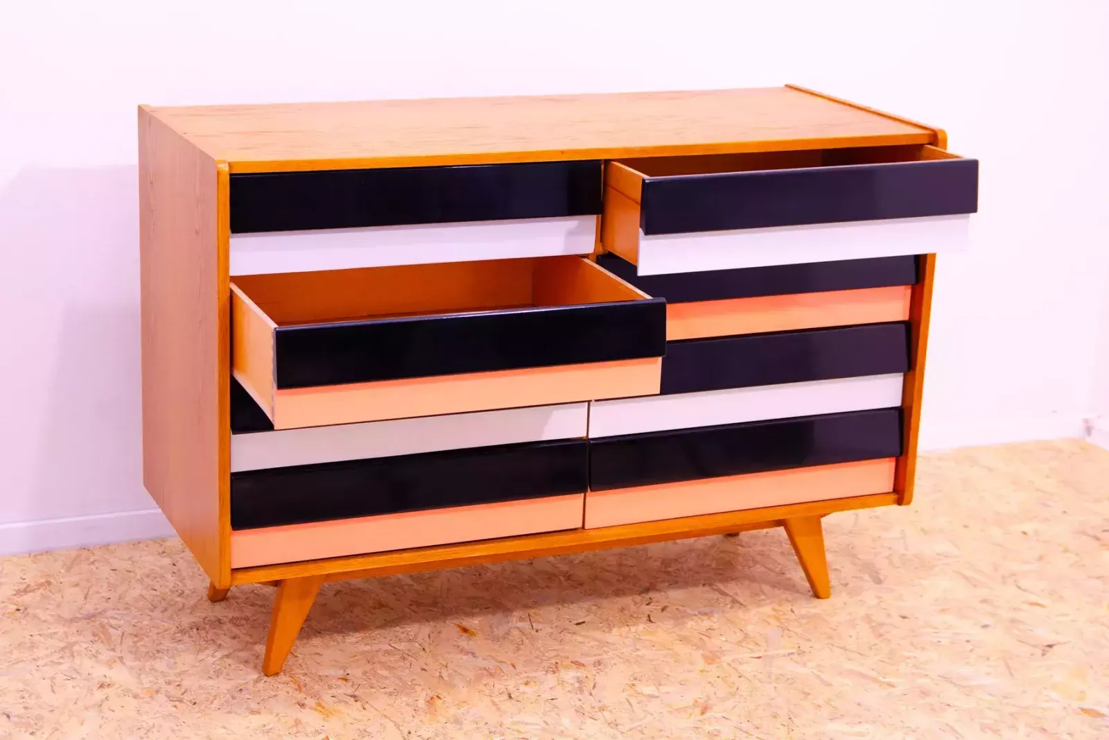 Mid Century Chest Of Drawers U 458 By Jiri Jiroutek, Czechoslovakia, 1960´S photo buy