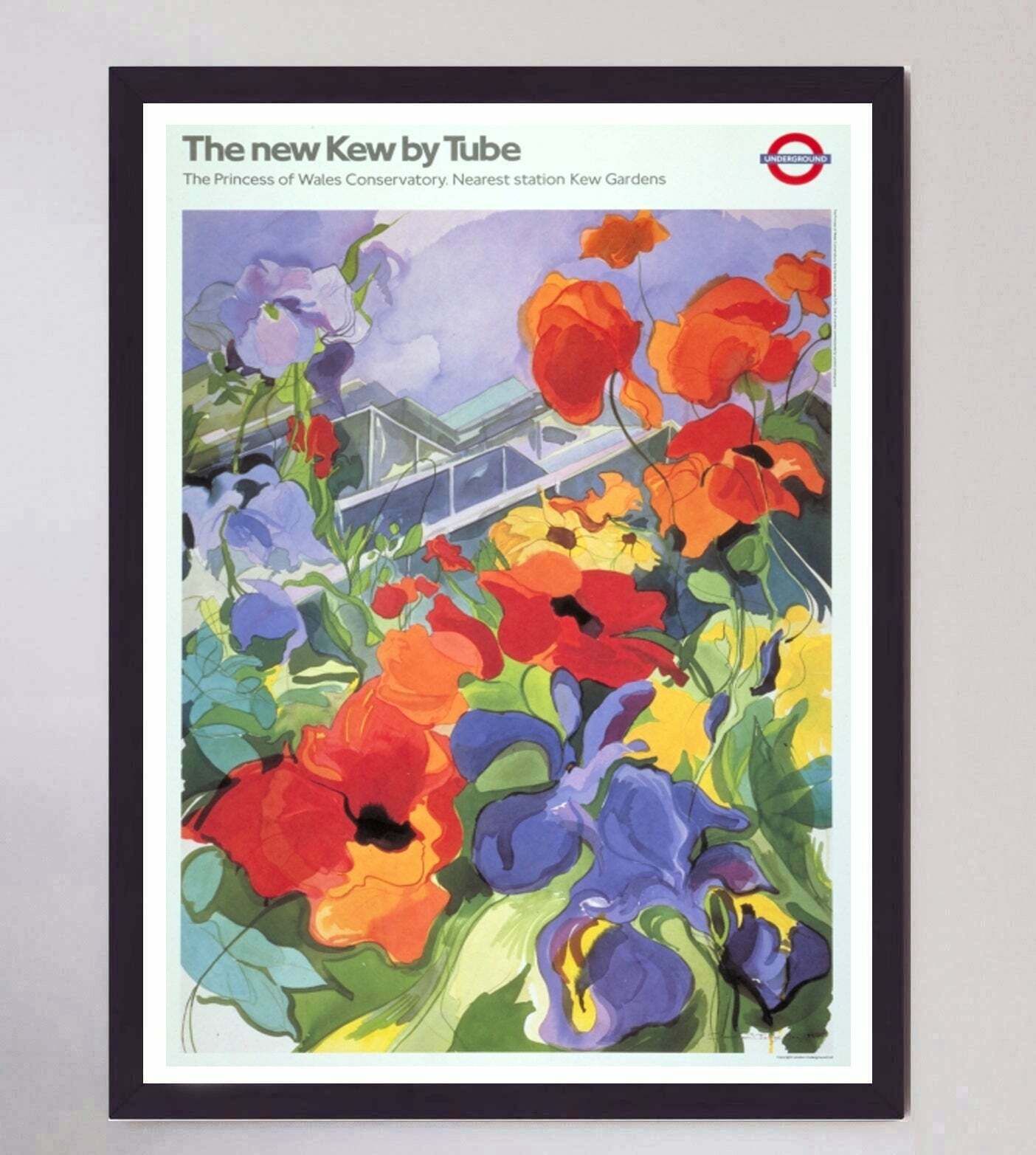 Tfl   The New Kew By Tube Original Vintage Poster photo furniture