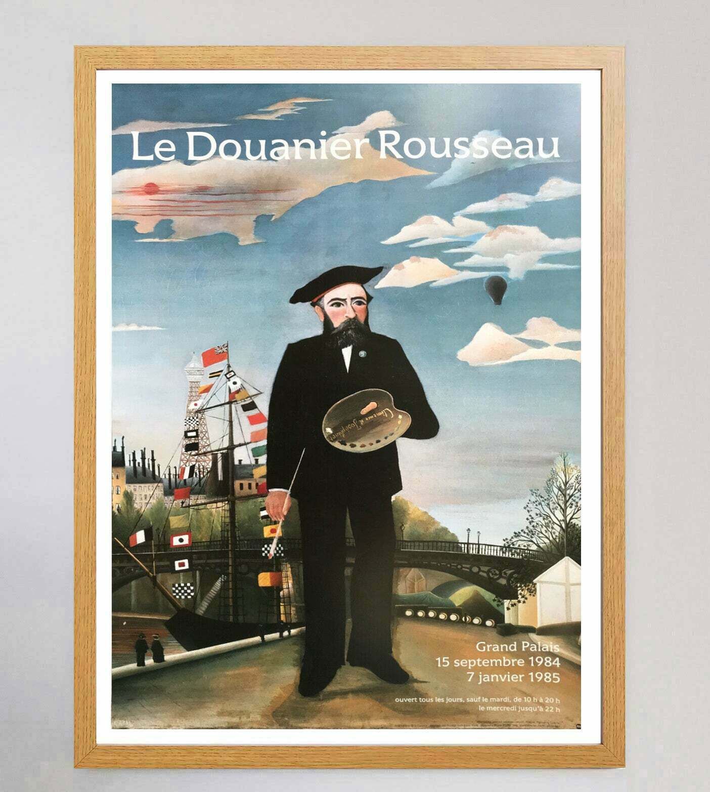 Henri Rousseau   Le Douanier Rousseau   Grand Palais Paris Original Vintage Poster photo Art
