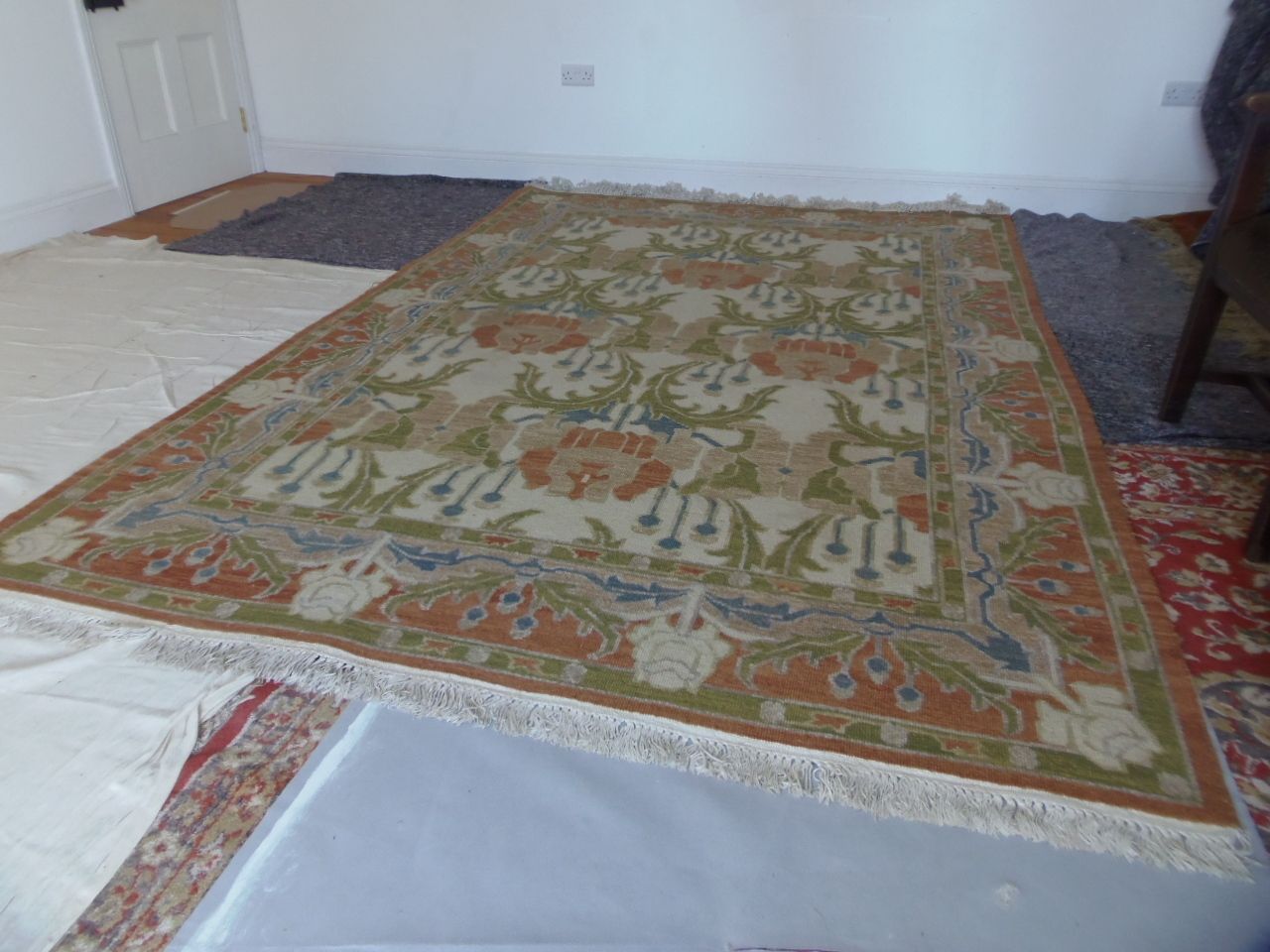 C.F.A. Voysey Carpet ., 1970s, Vintage photo furniture