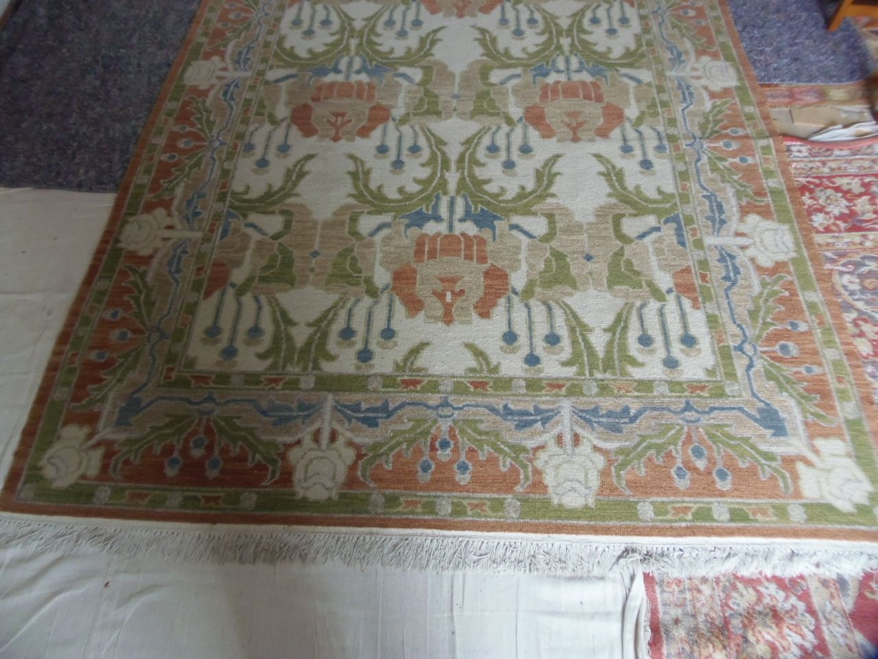 C.F.A. Voysey Carpet ., 1970s, Vintage photo vinterior
