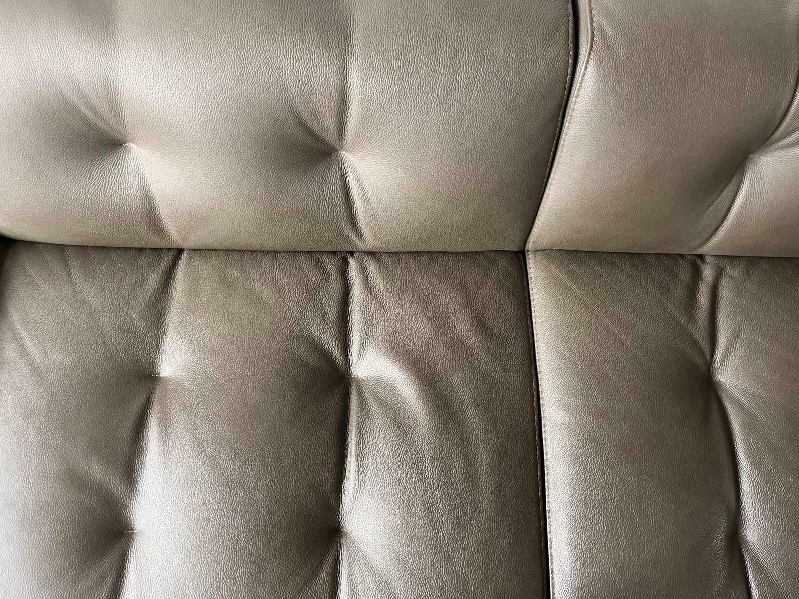 Designer Roche Bobois Blogger Large 3 Seat Sofa Leather Brown Rrp 10000 photo buy