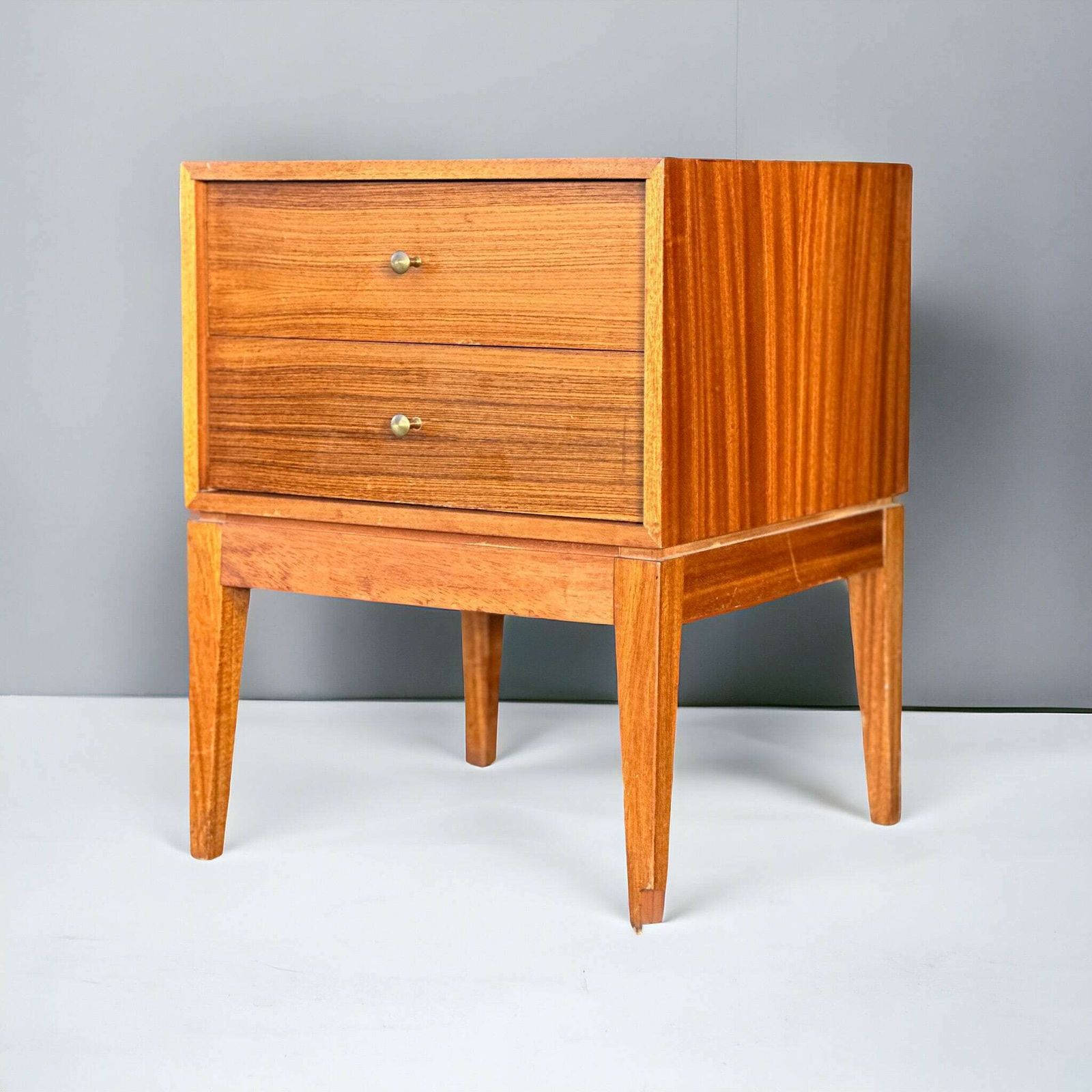 A Midcentury Two Drawer Cabinet By Uniflex 1960s photo for sale