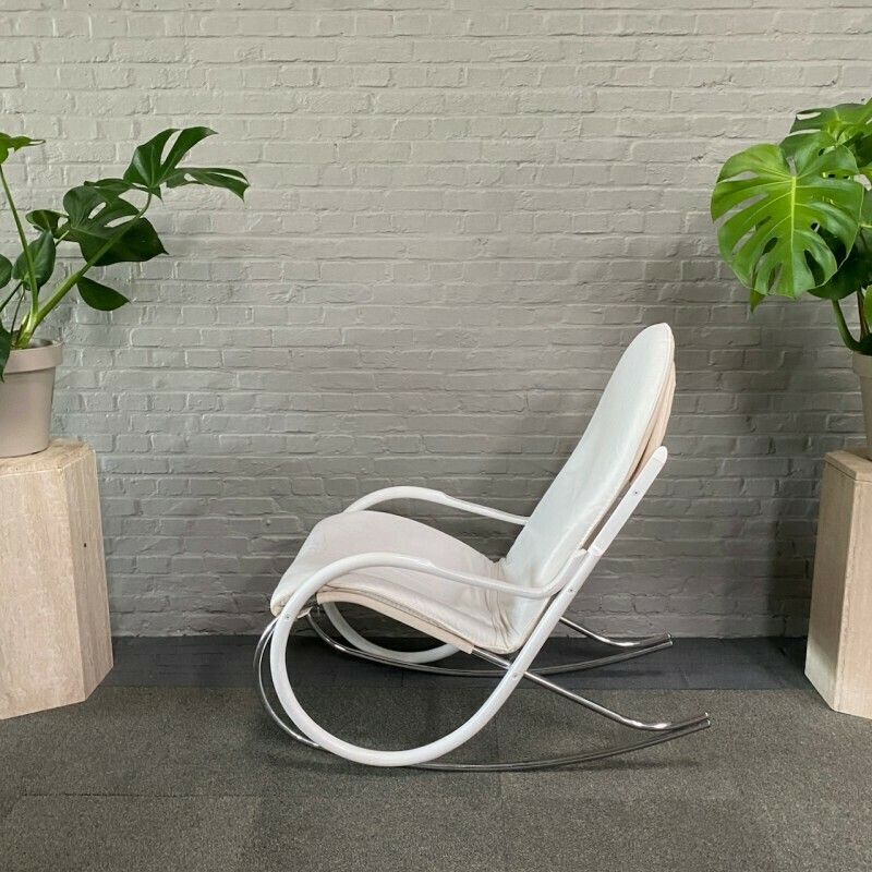 'Nonna' Rocking Chair By Paul Tuttle For Strässle Int. (Wk Wohnen)  1970's photo furniture