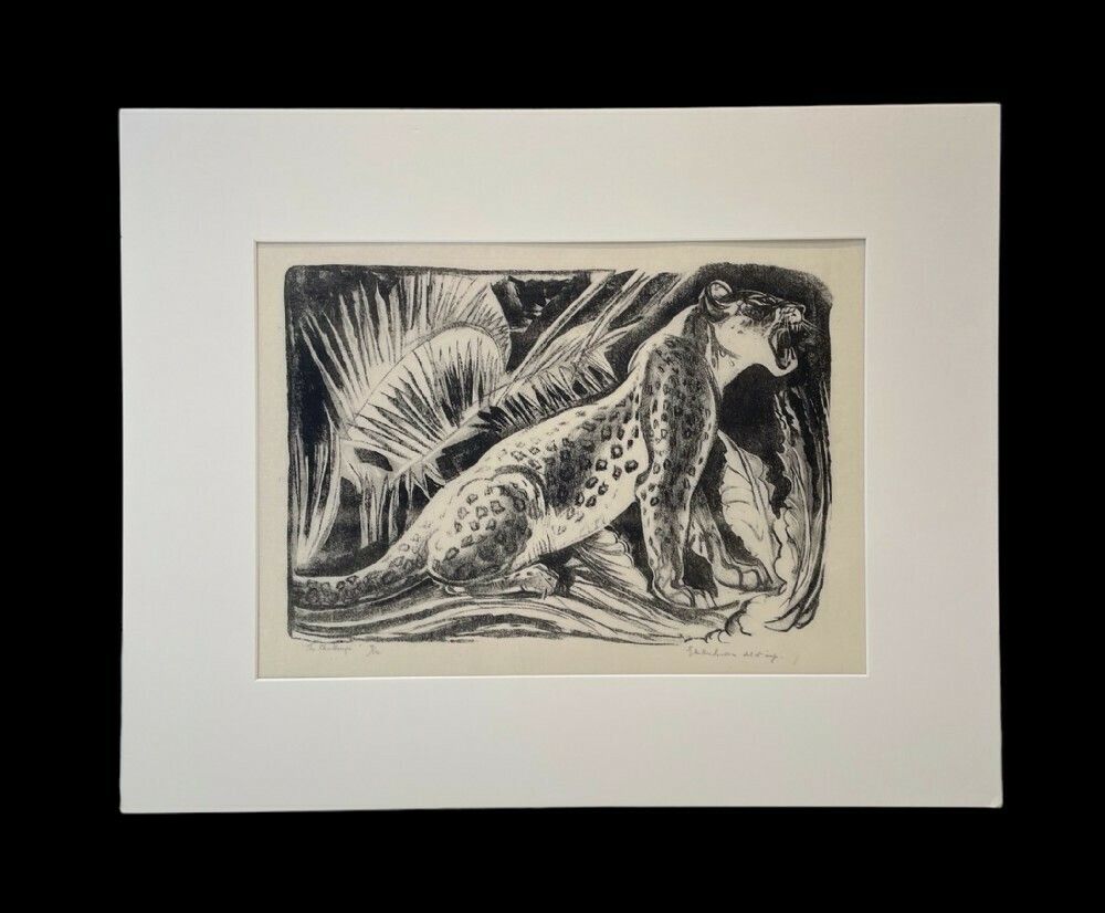 Art Deco Lithograph By Elsie Henderson