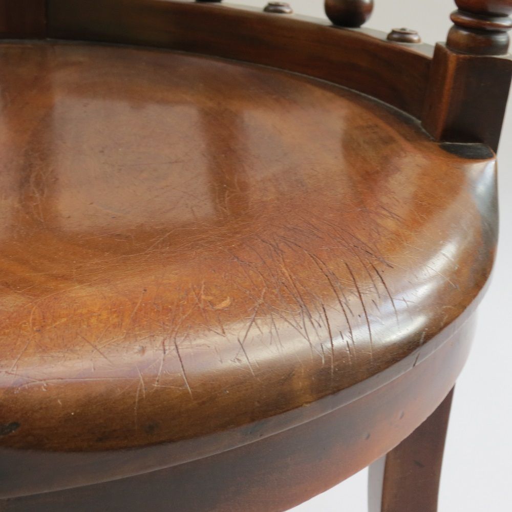 photo furniture 19th Century E W Godwin Mahogany Bow Back Chair William Watt