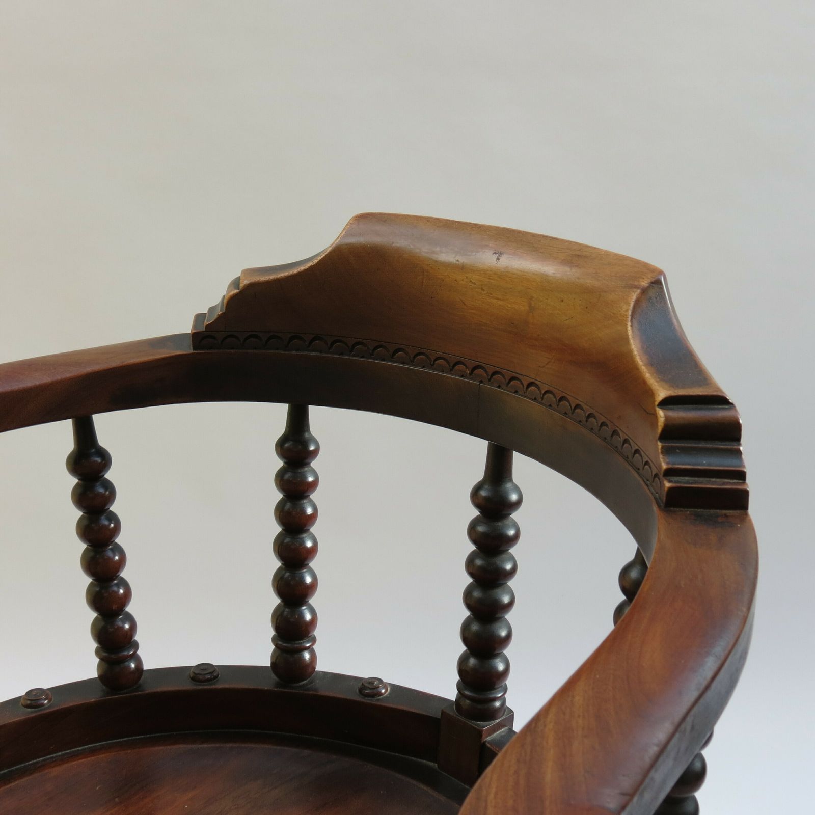 825.0 19th Century E W Godwin Mahogany Bow Back Chair William Watt photo