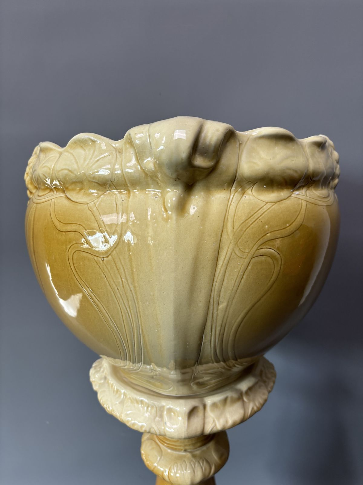 Art Nouveau Jardinere On Stand C1895 photo for sale