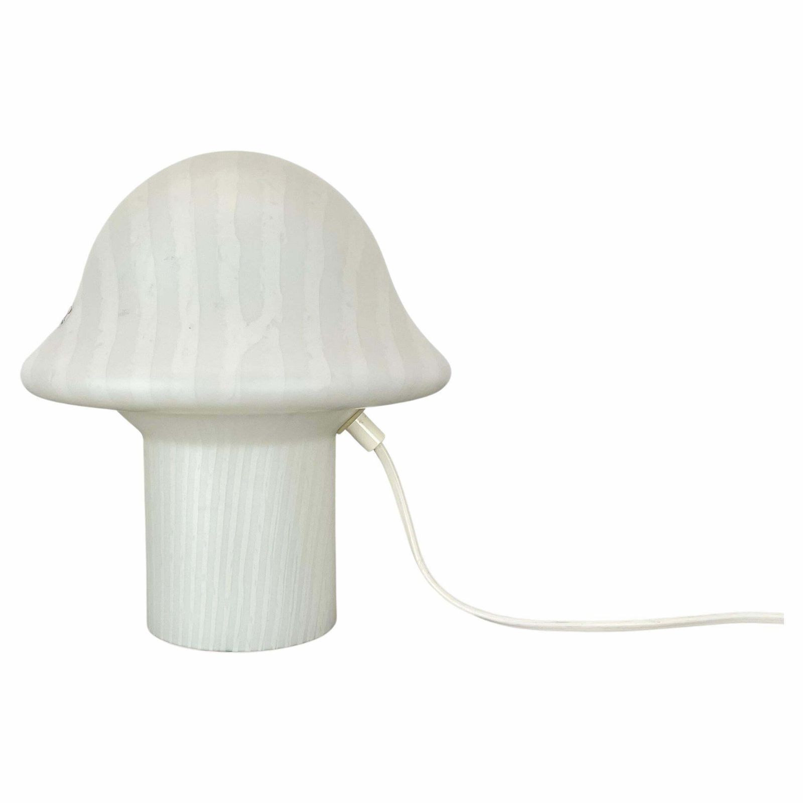 Original Glass Mushroom Zebrano Desk Light By Peill & Putzler Germany 1970s No2